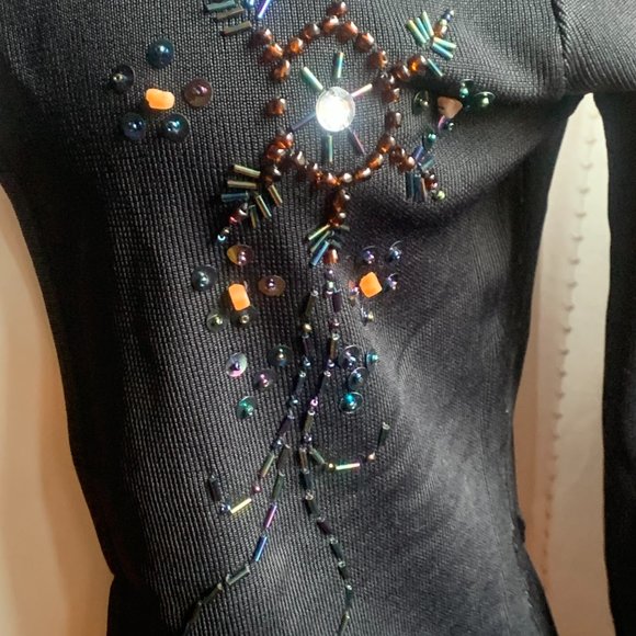 *** LAST CHANCE *** Everyday Clothing Embellished Open Cardigan S - Picture 2 of 6